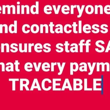 Image from Jayne's Baby Bank (main page), 23 Sep 2025: Can I remind everyone we are card and contactless ONLY. This ensures staff SAFETY and that every payment is TRACEABLE so no one can accuse u