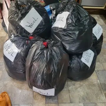 Photo from Jayne's Baby Bank (main page), 13 Apr 2025: 7 volunteers working today, me and Dan, 2 in Pontypool shop, 1 vinted volunteer, and my parents sorted the woolies ready for 🍂 to be stored 