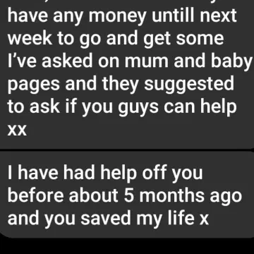 Image from Jayne's Baby Bank (Main Historical Profile), 2 May 2024: Another review from a Mother we have helped