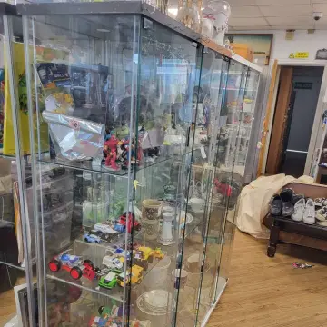 Photo from Jayne's Baby Bank (main page), 15 Jun 2025: Thank you to Cass and Gaz and family for sorting the glass cabinets and coming in today. Very much appreciated. I think they look good in Ca