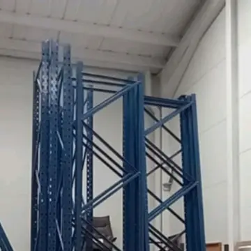 Photo from Jayne's Baby Bank (main page), 6 Jun 2025: How tall the new racking is compared to our current racking. Look how much space we will be utilising now!