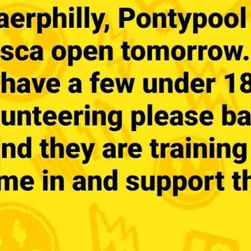 Image from Jayne's Baby Bank (main page), 14 Jul 2025: Pop in an support these young people please, they are giving up their time to help you and Mothers and babies in the local communities Remem