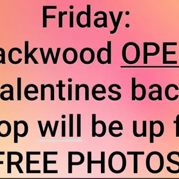 Image from Jayne's Baby Bank (Main Historical Profile), 9 Feb 2024: Blackwood open now - valentine back drop will be up ready for you to take free photos with the children Pontypool open now Brynmawr opennow 