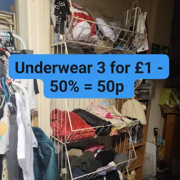 Image from Jayne's Baby Bank (main page), 7 Sep 2024: When you hit a certain age in life and the best Saturday night out is in a charity shop! ♻️🍼🌎❤️ Pontly pool open tomorrow am.