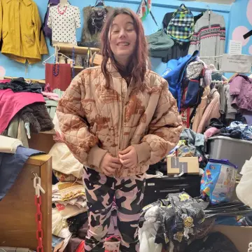 Photo from Jayne's Baby Bank (main page), 3 Mar 2025: Collusion bomber jacket £30 please . 14 Model is 8-10 Pay on line and collect from one of the shops. Thanks