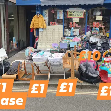 Image from Jayne's Baby Bank (main page), 16 Oct 2025: PONTYPOOL SHOP. SAMMY IS REDUCING THE BIG STUFFS DOWN NOW AS WEEK SPEAK IF YOU WANT A BARGAIN POP IN AND SEE HER