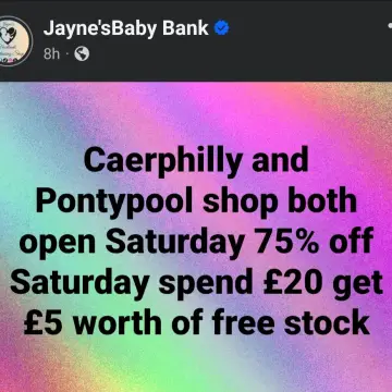Image from Jayne's Baby Bank (main page), 11 Jul 2025: Deals this weekend - you will not get deals like these anywhere else! Not even the tip shops ♻️♻️♻️♻️♻️♻️♻️♻️♻️♻️♻️♻️♻️♻️♻️♻️ Caerphilly sho