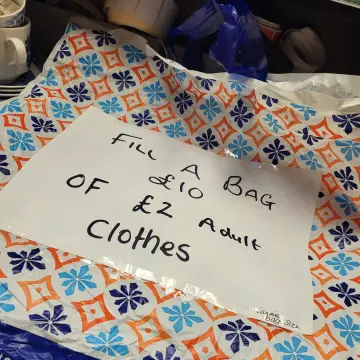 Image from Jayne's Baby Bank (Main Historical Profile), 11 Apr 2024: Fill a carrier bag for £10 adult's £2 clothes - Friday & Saturday, Pontypool and Blackwood Shop to help us get the stock down :) followers a