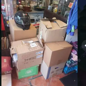 Image from Jayne's Baby Bank (main page), 12 Aug 2025: I think its Sammy- I think she attracts donations where she goes as she's on holiday down Risca shop! 🤣🤣♻️