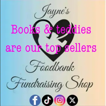 Image from Jayne's Baby Bank (Main Historical Profile), 18 Jun 2024: Books, old books, teddies and plushes, cassette tapes, cds and dvds are all our top sellers for fundraising! Please think of us if looking t