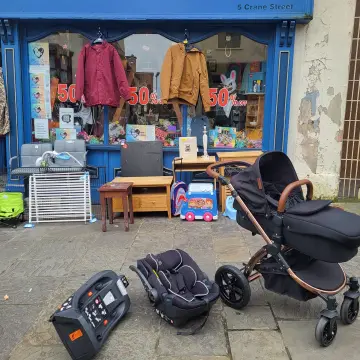 Photo from Jayne's Baby Bank (main page), 13 Oct 2024: We have been donated this beautiful pram Icke Bubbo for fundraising- originally cost £750 - £350 please - Excluded from half price sale. Inc
