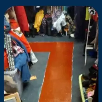 Photo from Jayne's Baby Bank (main page), 16 Feb 2025: Red routes up date We will do this in the donation centre too I think. Its just a visual prompt for volunteers that it should be empty