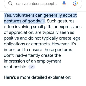 Image from Jayne's Baby Bank (main page), 13 Aug 2025: Volunteers can accept regular gestures of goodwill as long as DWP and HMRC are informed and aware and records are kept. Volunteers are also 