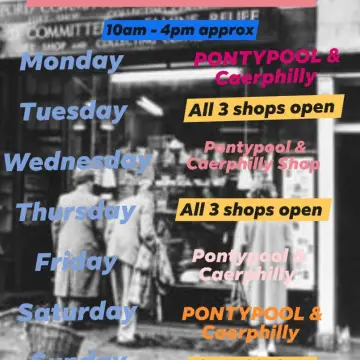 Image from Jayne's Baby Bank (Main Historical Profile), 7 Dec 2025: Next week's opening times Risca Roo open Tuesday and Thursdsy only next week