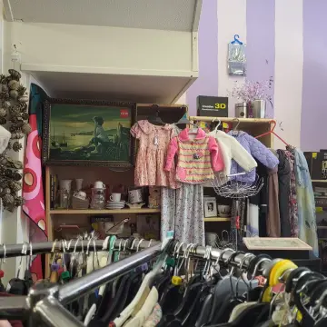 Image from Jayne's Baby Bank (main page), 26 Aug 2024: We officially have a 3 floor charity/foodbank Fundraising Shop! 4 floors if you count the tunnels in the basement!