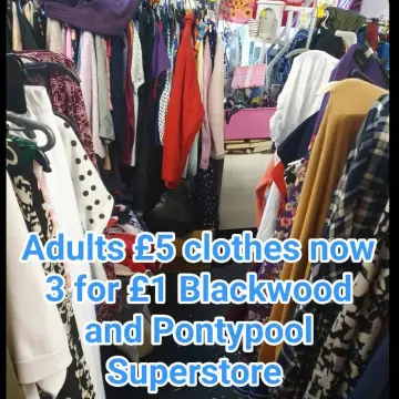 Photo from Jayne's Baby Bank (main page), 18 Jan 2025: Adult £5 clothes reduced to 3 for £1 - offer is for families not re sellers. I need Blackwood cleared out of these clothes guys because I ha