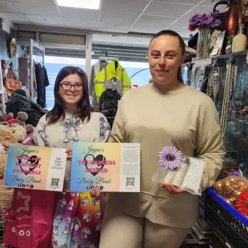 Image from Jayne's Baby Bank (main page), 8 Aug 2025: Thank you ESPA and congratulations to Natasha Montague for taking part in our giveaway!
