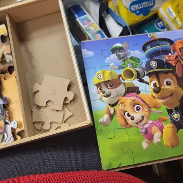 Photo from Jayne's Baby Bank (main page), 25 Feb 2025: 3 paw patrol jigsaws complete in a wooden box £6 - 50% offer =£3 please Pontypool superstore1 Payment to the Baby Bank, fundraising account 