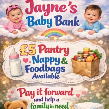 Image from Jayne's Baby Bank (Main Historical Profile), 3 Mar 2026: Don't forget we have up to 5 options of Pantry Bags available. No need to book them. Anyone can buy them. Options are up in the shops PONTYP