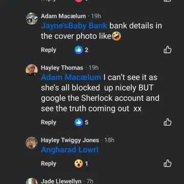 Image from Jayne's Baby Bank (main page), 29 Aug 2025: Drama about Ian Smith (who's charity we got shut down), going viral on fb and look who's involved the baby bank on the post Hayley Thomas HC