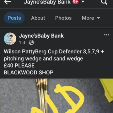 Image from Jayne's Baby Bank (Main Historical Profile), 14 May 2024: Sold to Mark - to be used with the disabled golfers association. Many thanks