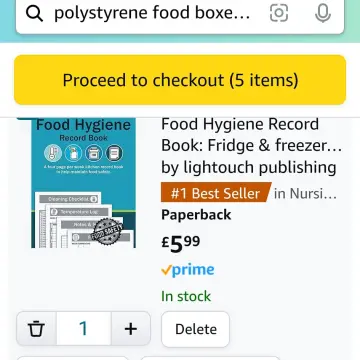Image from Jayne's Baby Bank (Main Historical Profile), 23 Jan 2024: Getting ready for the fresh food!