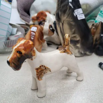 Image from Jayne's Baby Bank (Main Historical Profile), 8 May 2024: Porcelain Vintage Airedale Terrier Figurine £15 please Dc
