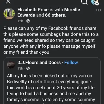 Image from Jayne's Baby Bank (Main Historical Profile), 19 Jan 2026: Looking for a business or personal address of this individual please guys as this individual has had 48 hours to apologise but accused us of