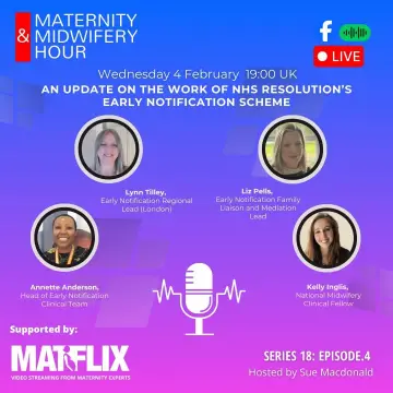 Image from Jayne's Baby Bank (Main Historical Profile), 30 Jan 2026: 🎙️ Maternity & Midwifery Hour — LIVE An update on the work of NHS Resolution’s Early Notification Scheme Join us for an important discussion