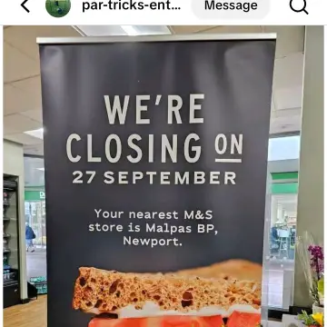 Image from Jayne's Baby Bank (main page), 10 Sep 2025: Wakey wakey landlord and council another shop closing from a massive chain