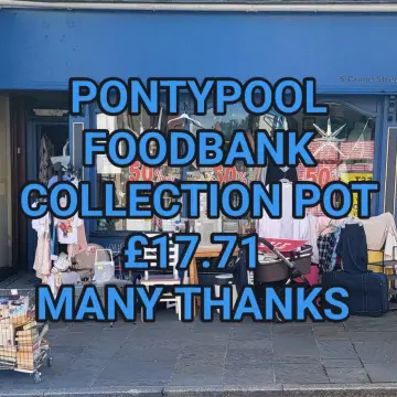 Image from Jayne's Baby Bank (main page), 17 Aug 2024: Pontypool Foodbank Collection Pot £17.71p - many thanks everyone