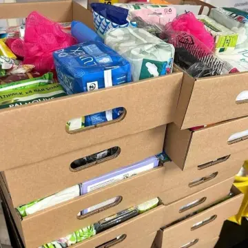 Image from Jayne's Baby Bank (Main Historical Profile), 1 Dec 2025: Thank you Grace & Cole for supplying our customer toilets with period products. Thank you Waitrose & Partners for supplying period products 