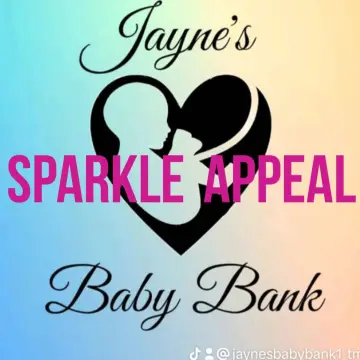 Image from Jayne's Baby Bank (main page), 13 Jul 2024: I think people are cheesed 🧀 off wirh the summer so we are going to launch our Christmas Appeals 2024! Sparkle Appeal : help a Mother with a
