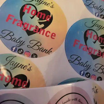 Photo from Jayne's Baby Bank (main page), 26 Mar 2025: Lables for our home fragrance have arrived. First items we are launching are the home fragrance in scents 👽 Alien Invasion and Soring clean 