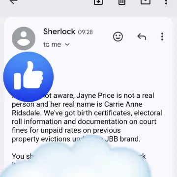Image from Jayne's Baby Bank (Main Historical Profile), 2 Jan 2026: Guys the haters are emailing and contacting our followers now. Please email 101 to make complaints if they have contacted you. contact@gwent