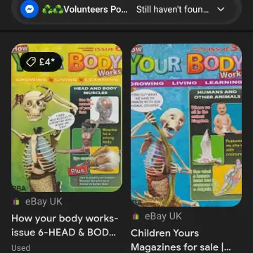 Photo from Jayne's Baby Bank (main page), 21 May 2025: Massive "your body works " set £50 please - very interesting. Pontypool shop phase 1