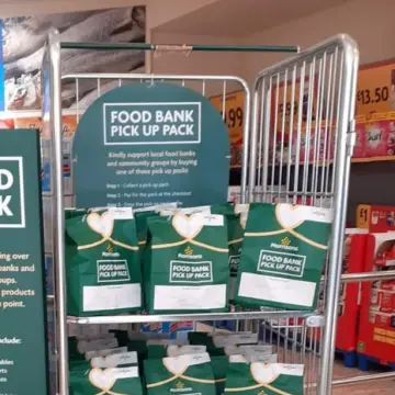 Image from Jayne's Baby Bank (Main Historical Profile), 26 Jan 2024: Morrisons food bank collection 🍼🌎♻️❤️🤟 I was expecting best before bread!!! This will go into the top up food bank for the public because we