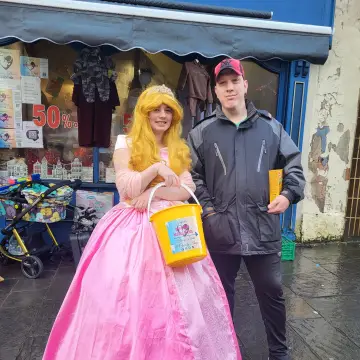 Photo from Jayne's Baby Bank (main page), 30 Nov 2024: Santa and the characters have left Pontypool ready for Blackwood shop