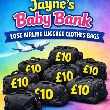 Image from Jayne's Baby Bank (Main Historical Profile), 15 Mar 2026: Only Pontypool open tomorrow guys - 10- 330 approx. last chance to buy the £10 airport bags.