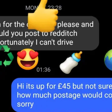 Image from Jayne's Baby Bank (main page), 14 Oct 2025: Sale odd ro England this morning 👍♻️🏴󠁧󠁢󠁥󠁮󠁧󠁿 Thank you