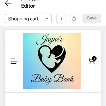 Image from Jayne's Baby Bank (main page), 30 Jul 2024: We now have our on line shop set up - I think there is an option to pick up in store or post. We also sell gift vouchers
