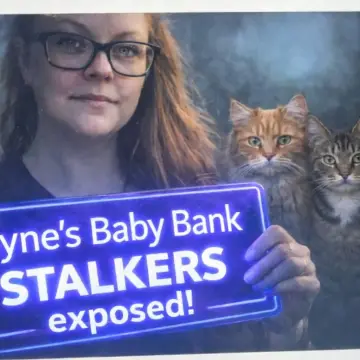 Image from Jayne's Baby Bank STALKERS & HATERS Exposed