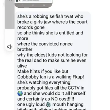 Photo from Jayne's Baby Bank STALKERS & HATERS Exposed, 13 Feb 2026: Oh dear If the lady with the broken jaw from Hayley wants to come forward you are more than welcome. Who's her brother ?