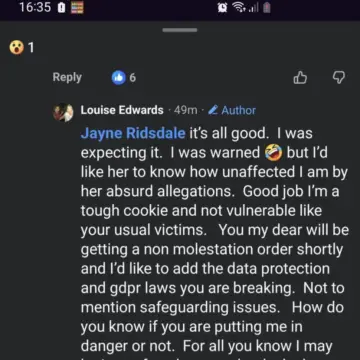 Image from Jayne's Baby Bank STALKERS & HATERS Exposed: This is the thickery of the people I have to deal with. You are bothering me , you are coming to my shop, bothering my volunteers, harrassin