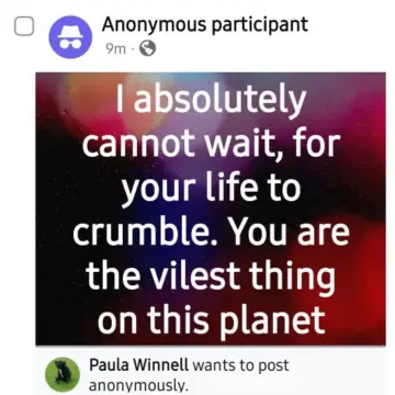 Photo from Jayne's Baby Bank STALKERS & HATERS Exposed: Abuse from Paula Winnell. Forwarded to the police.