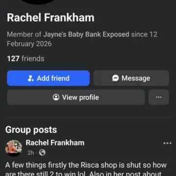 Photo from Jayne's Baby Bank STALKERS & HATERS Exposed, 14 Feb 2026: Can someone tell this loon to give up stalking us as we have been trading in Risca for 5 years and still are . Give up stalking us - as you 