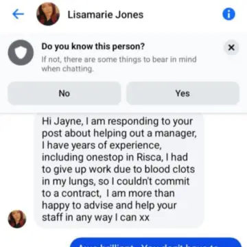 Image from Jayne's Baby Bank STALKERS & HATERS Exposed