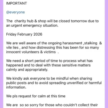 Photo from Jayne's Baby Bank STALKERS & HATERS Exposed, 13 Feb 2026: Looks like some arrests have been made