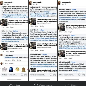 Photo from Jayne's Baby Bank STALKERS & HATERS Exposed, 3 Nov 2025