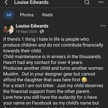 Image from Jayne's Baby Bank STALKERS & HATERS Exposed